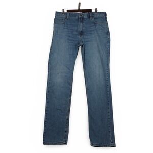 Carhartt Relaxed Fit Straight Leg Jeans Mens 36x34 Medium Wash Blue Denim Work